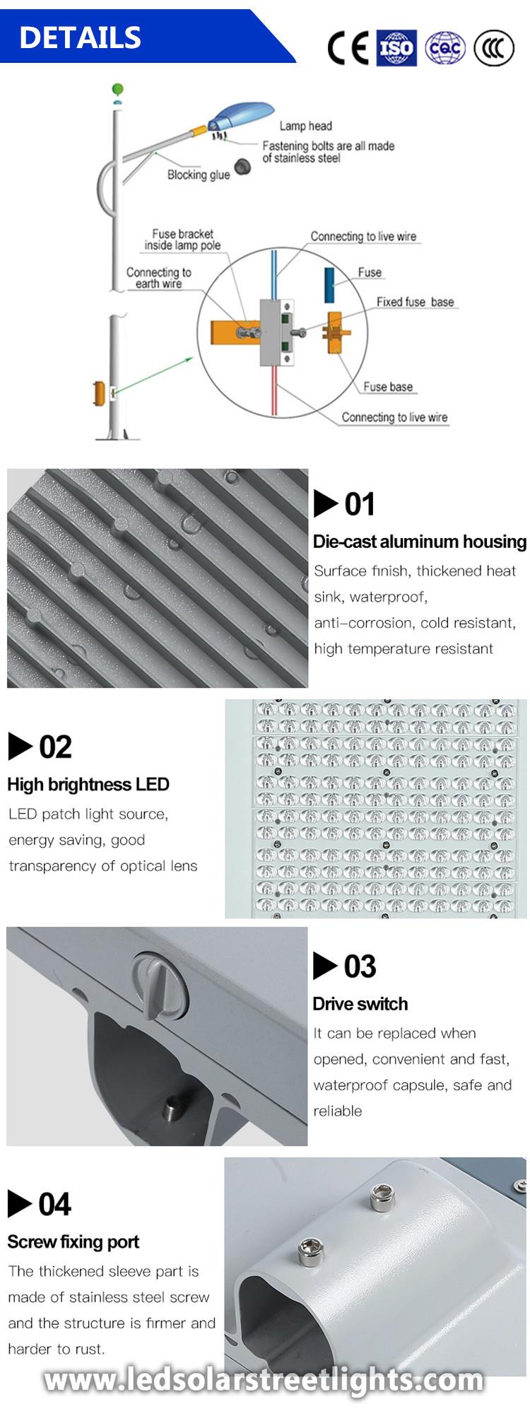 Details of 50W LED Street Light
