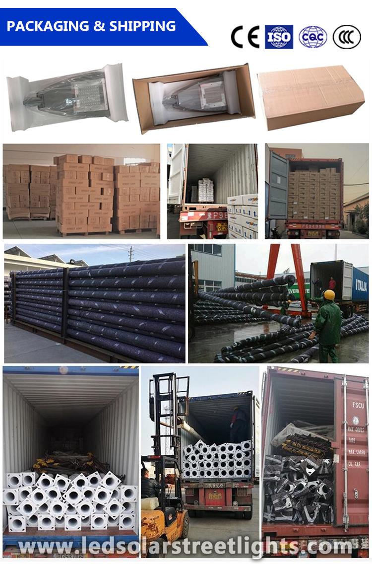 Packaging and Shipping of 50W LED Street Light
